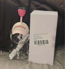 Pink Starbucks bear cup