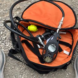Scuba Pro Mk25 W/ Dive Computer, Compass, Presure gauge