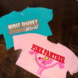 Size medium crop shirts