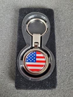 American Flag Keychain By KGM