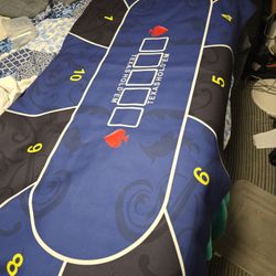 70 "X 35"  Poker Table Mat Foldable