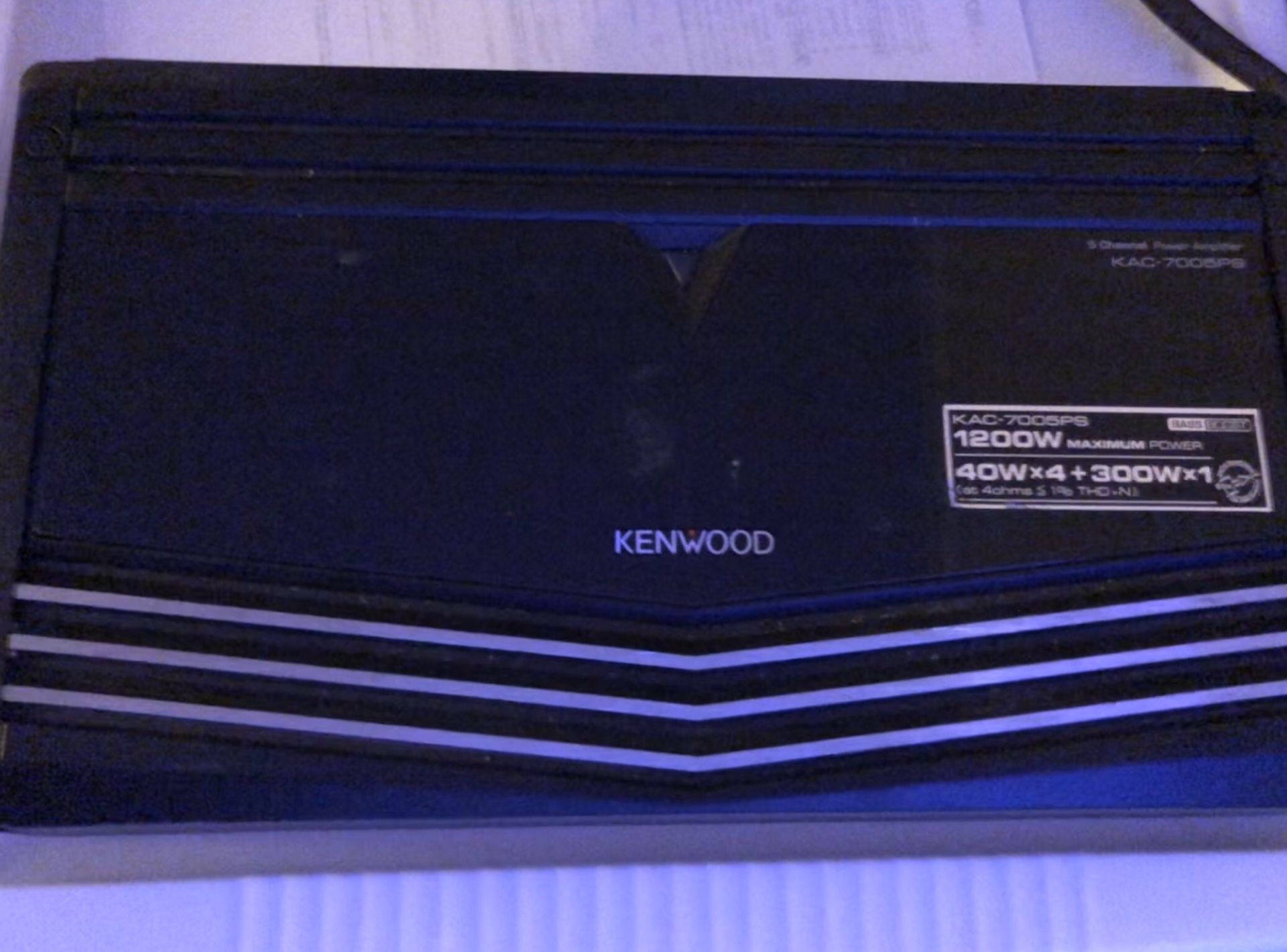 Kenwood Amplifier KAC7005PS Install bay capacitor farad 1, Alpine
