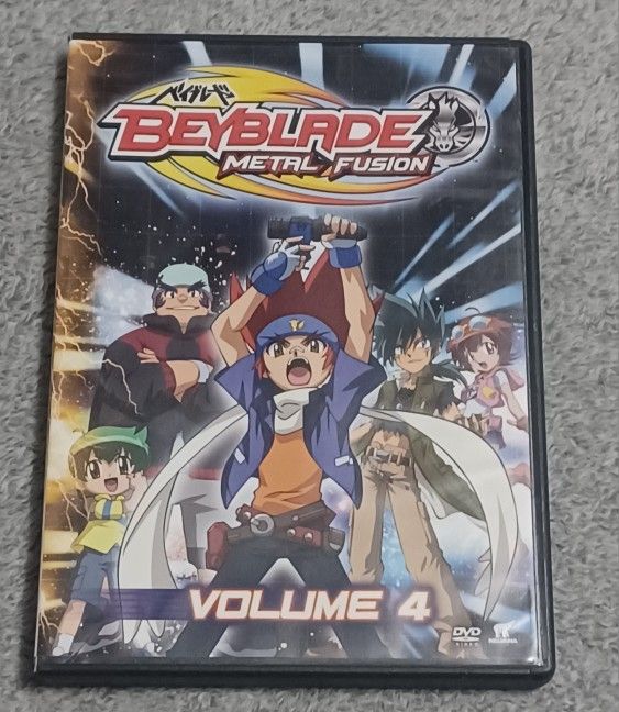 Beyblade Metal Fusion DVD Anime Adventure Fighting Volume 4 7 Episodes