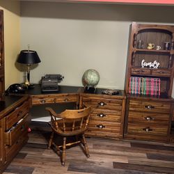 Young Hinkle “Ship Ahoy” 7-Piece Desk Dresser Wood Set