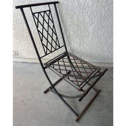Rare French Wrought iron Chairs 