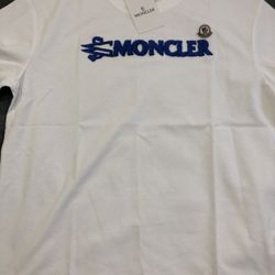 White Moncler Tee.   S, M, L, XL,