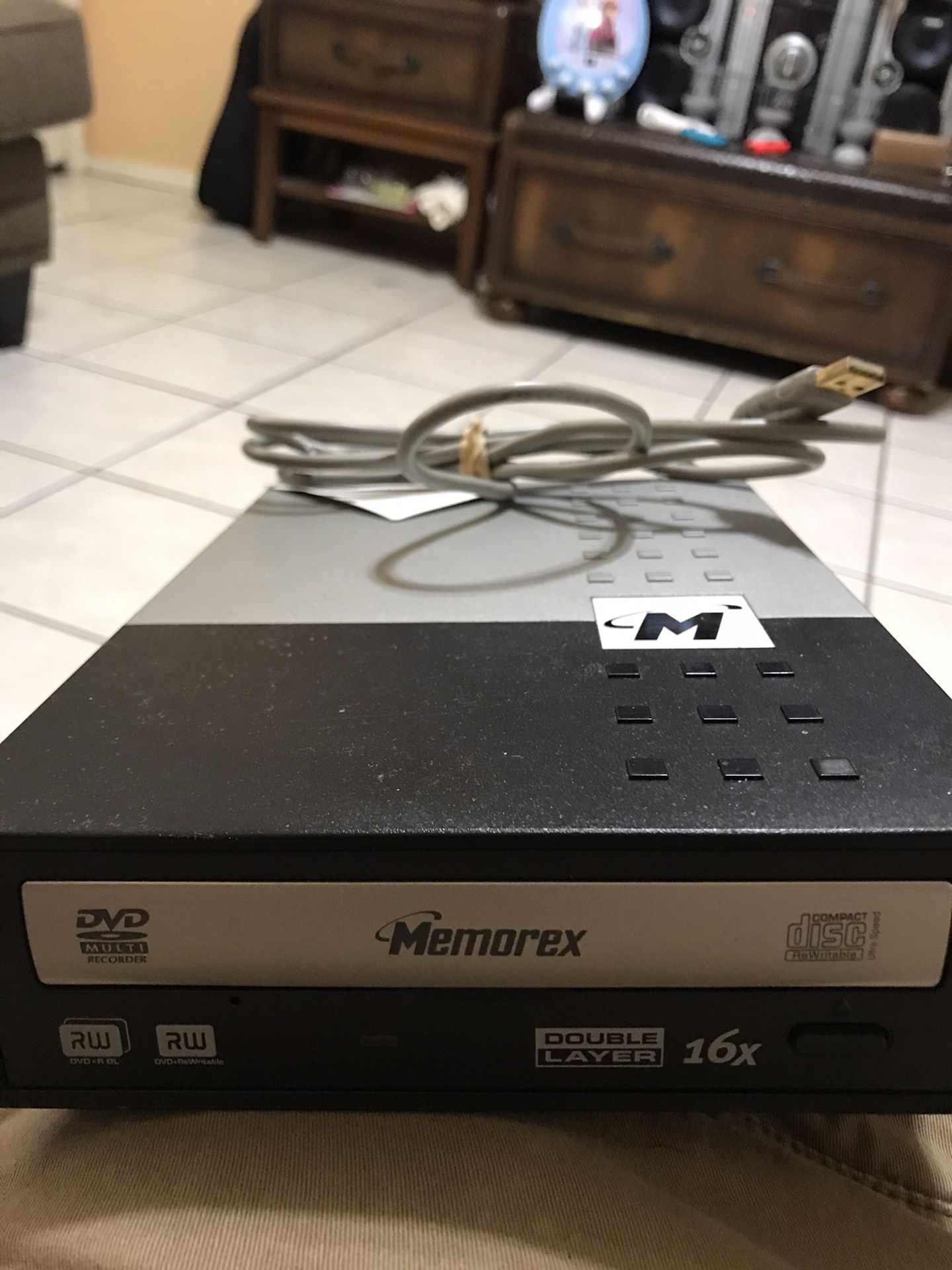 External Memorex DVD+RW Multi Recorder Double Layer Drive