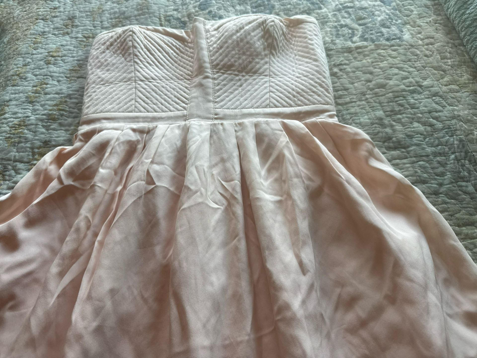 Elegance Meets Edge: The Ultimate Strapless Parker Dress Blush