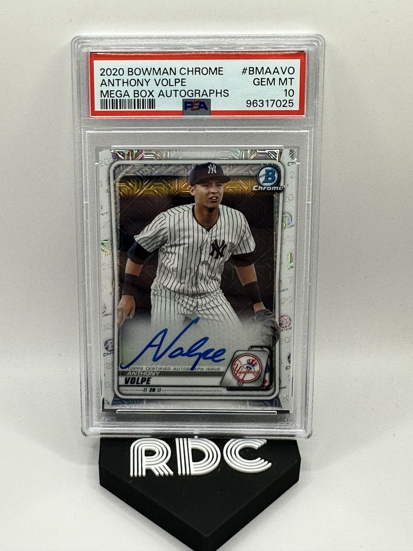 その他 2020 bowman anthony volpe auto psa10 PSA 10/10 ANTHONY VOLPE AUTO 1st 2020 Bowman Chrome