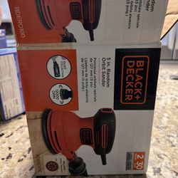 Orbit Sander 5 in. Black+ Decker