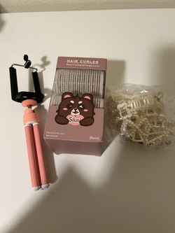 Hair Rollers, Mini Claws, Cell Phone Stand
