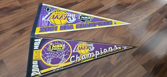 Lakers Championship Pennants 