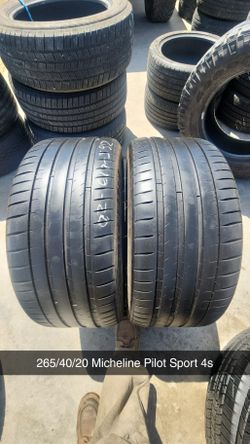 265/40/20 Micheline Pilot Sport 4s 100$
