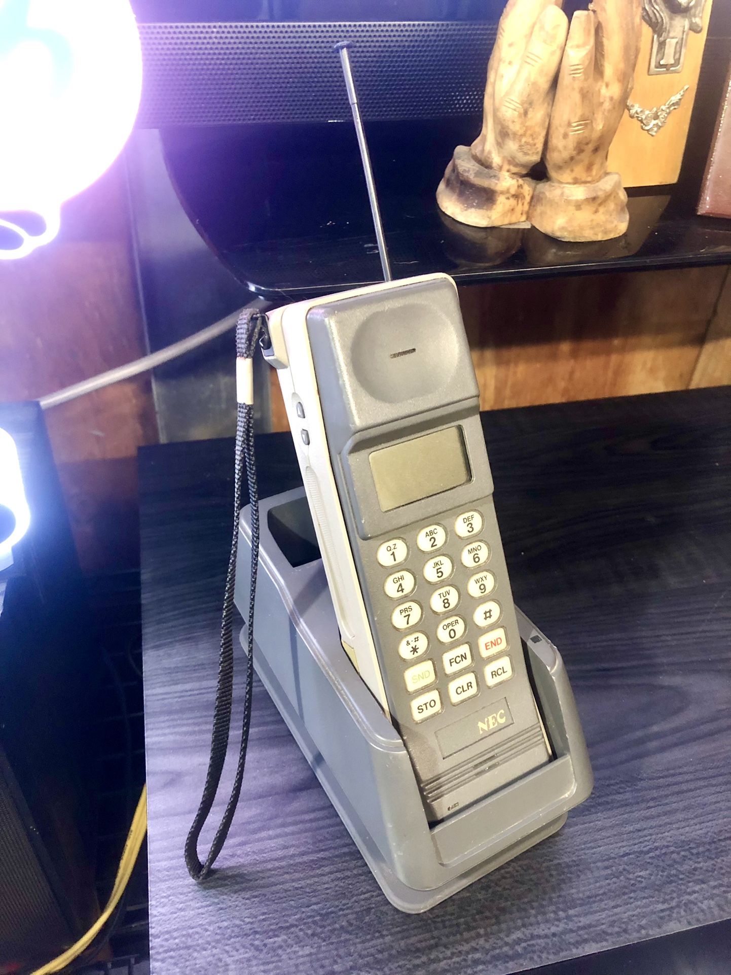 1988 Old School Vtg” Nec Brick Phone Cellular 