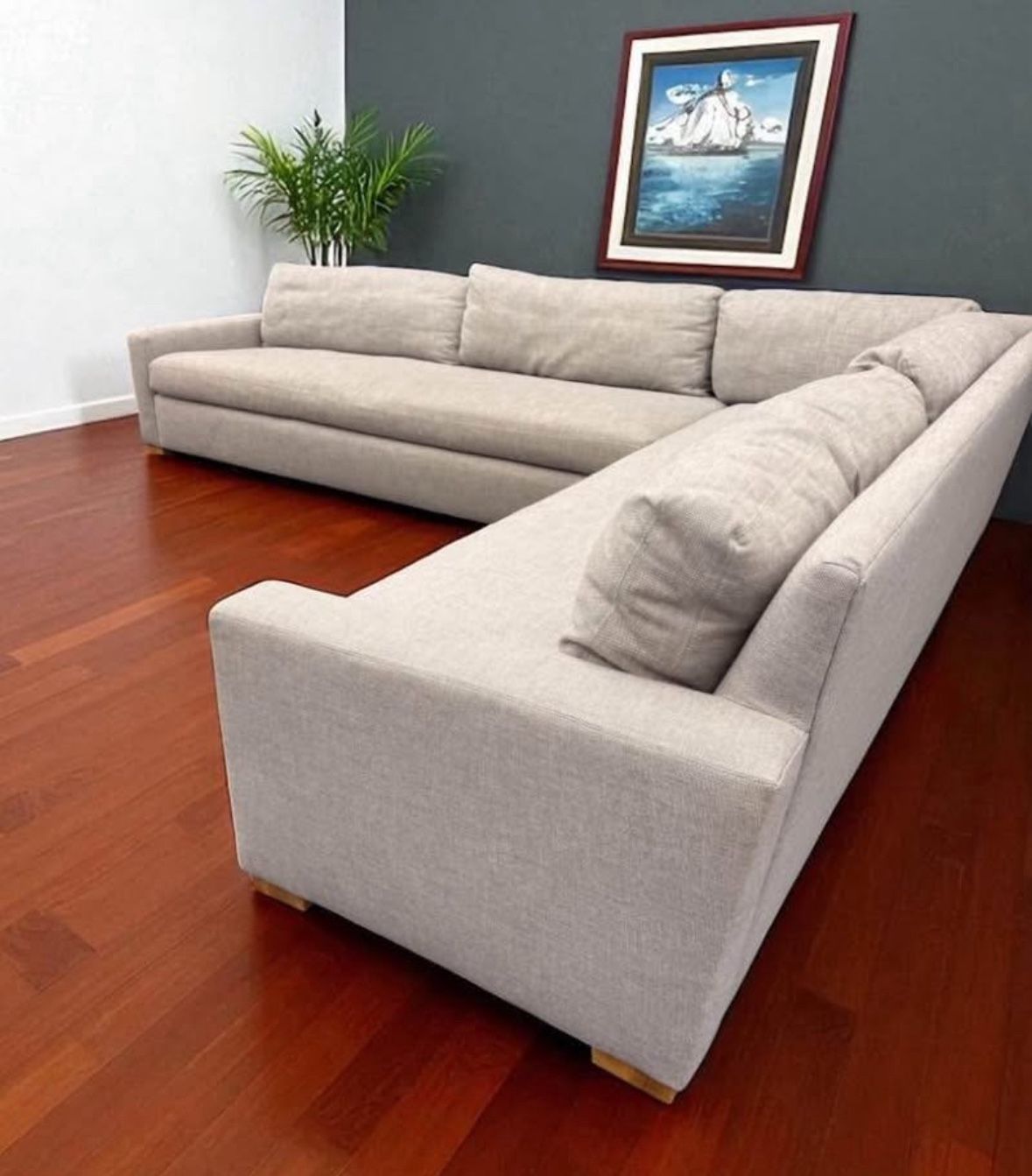 Restoration Hardware Large Sectional Couch 🛻Delivery Available🛻