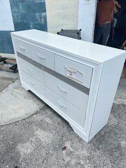 White dresser