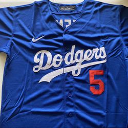 LA Dodgers #5 Freeman Adult Sizes Medium Up To 2XL 
