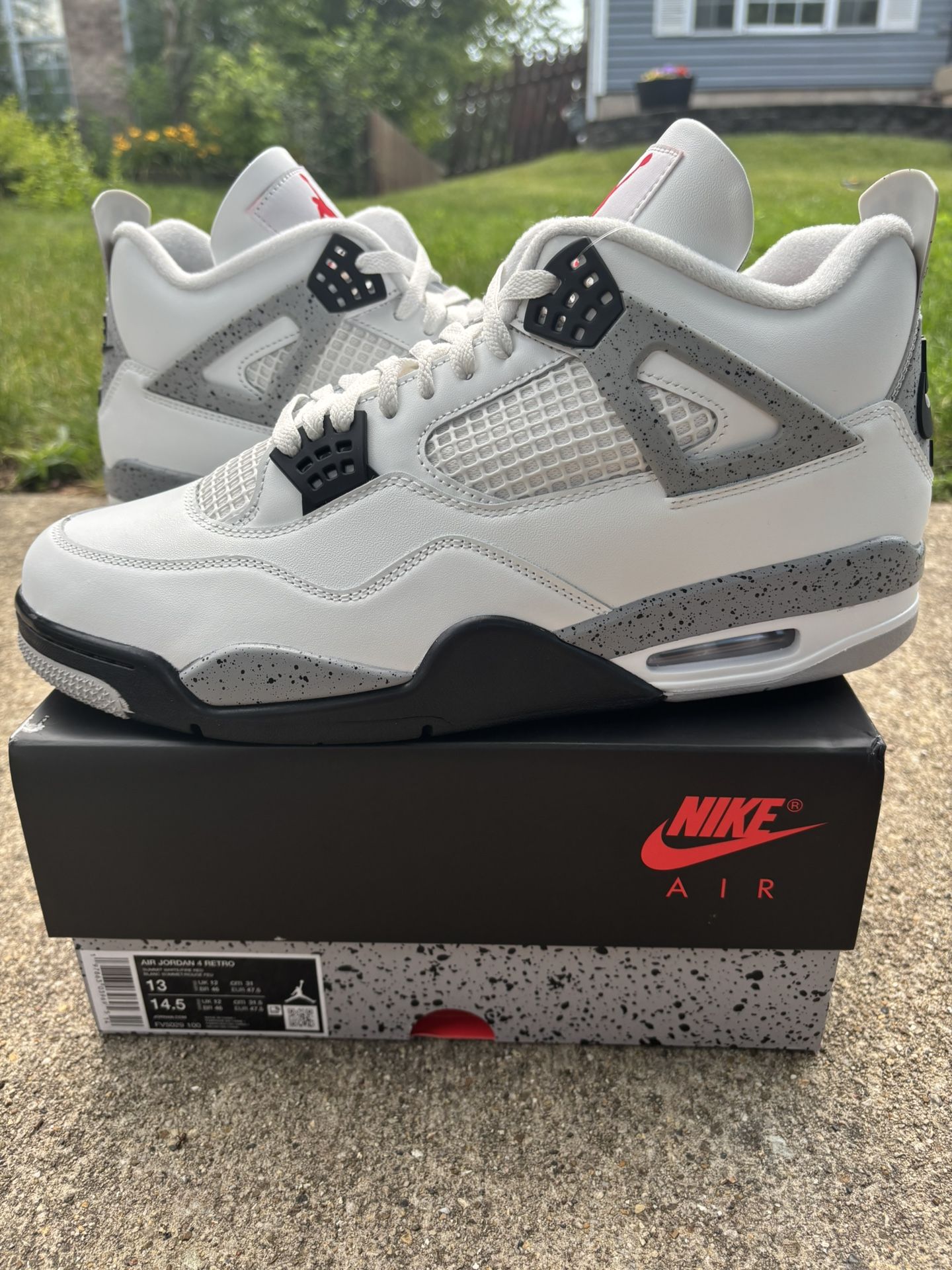 Air Jordan 4 White Cement Sizes: 7.5-14
