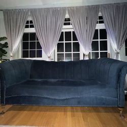 Blue  Sofa/Loveseat