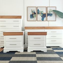 4 Piece Boho Style Bedroom set 