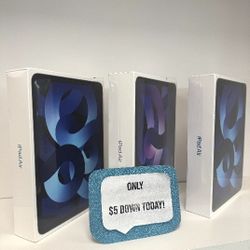 Apple iPad Air 5  - Pay $1 DOWN AVAILABLE - NO CREDIT NEEDED