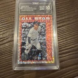 Aaron Judge Orange Crackle Foil /25 Topps 2025 