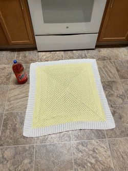 Yellow Handmade Blanket 