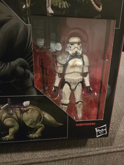 STATWARS BLACK SERIES DEWBACK AND SANDTROOPER