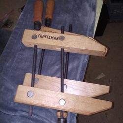 Set Of Craftsman Wood Clamps