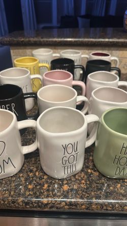 Rae Dunn mug/sugar jar
