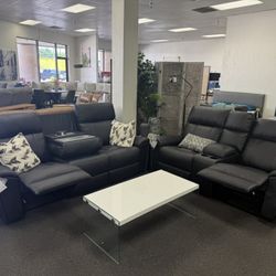 Ashley Sofa And Loveseat With Recliners 