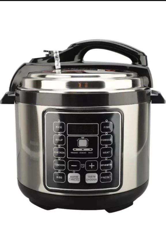 Mi.Elite 10-in-1 Electric Pressure Cooker - Stainless Steel/Black, 6Qt.