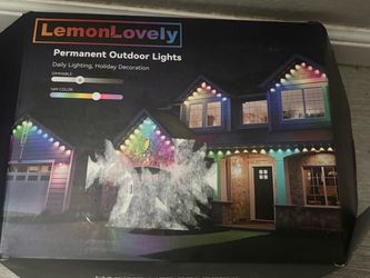 Lemonlovely Permanent Outdoor Lights, 150 ft  Lights