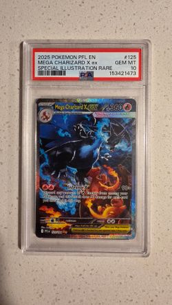 Pokemon Phantasmal Flames Mega Charizard EX 125 PSA 10