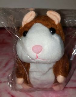 Talking hamster plush toy