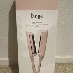 lange  SCULPTWAVER 1.3titanium Deep Wave CrimperBlush 