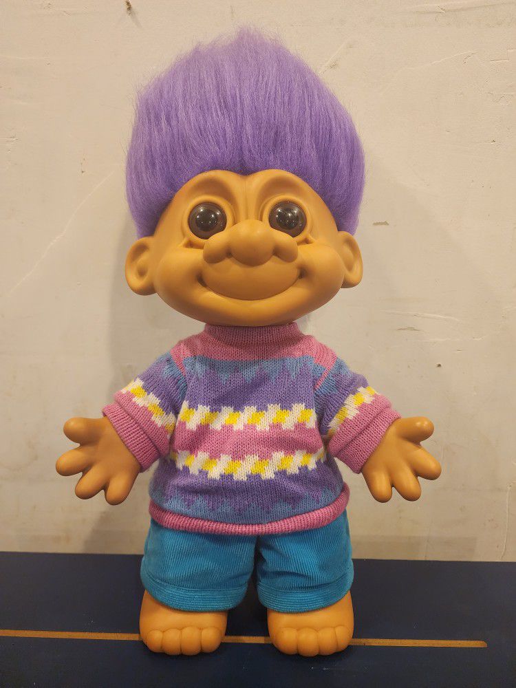 
Vintage Russ Troll Doll Giant Large 17" 