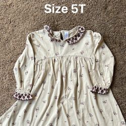 Toddler Girl Long Sleeve Dress Size 5T