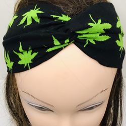 Cannabis Stretchy Headband