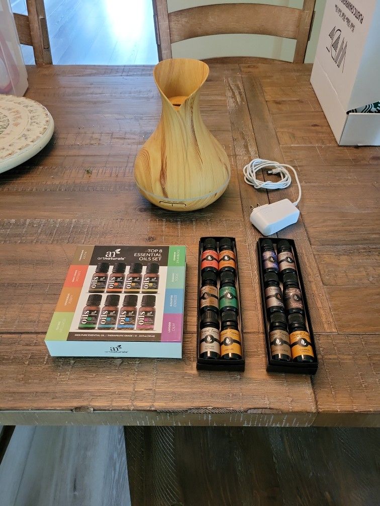 Teak Room Diffuser With Essential Oils