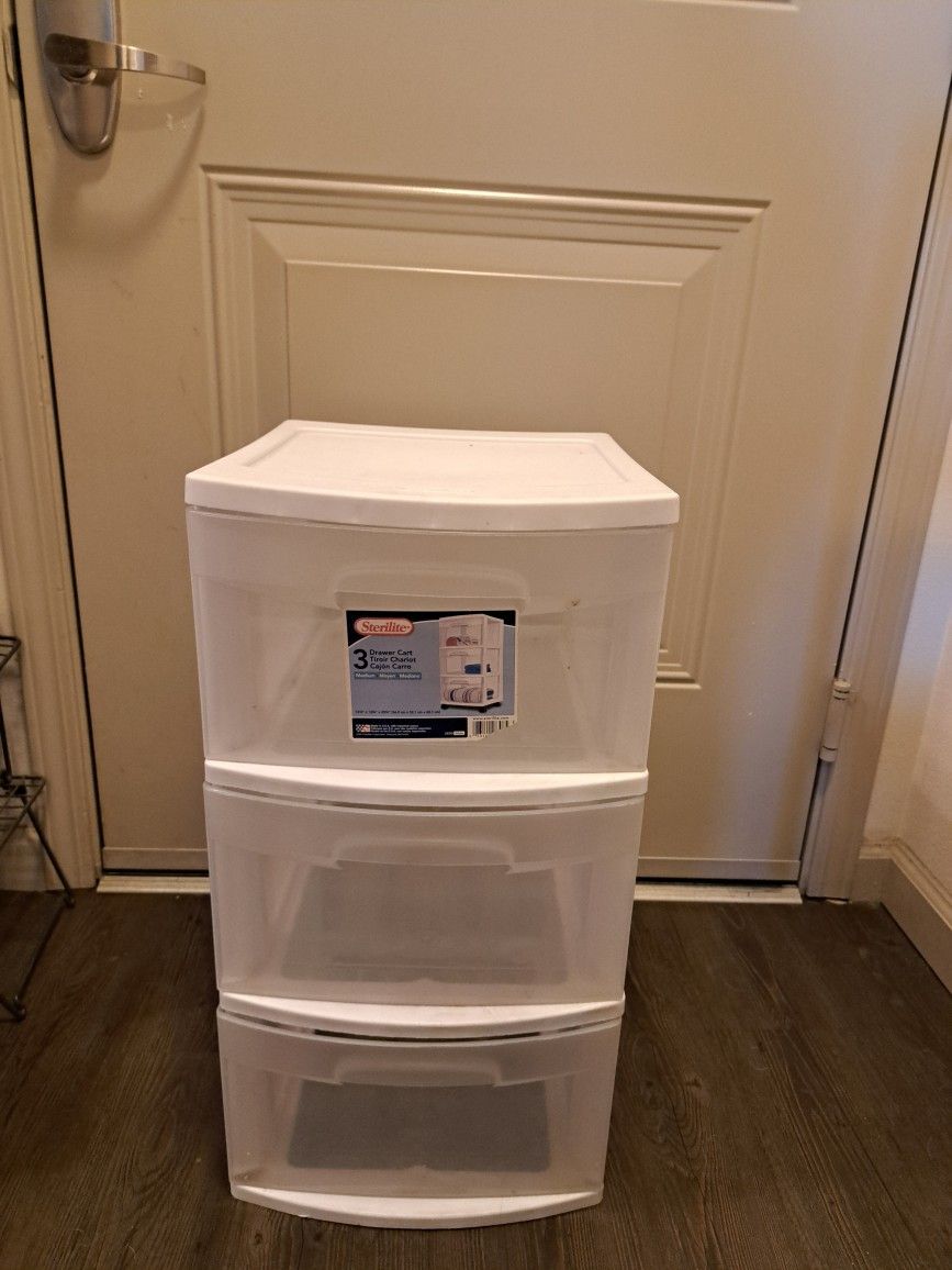 Sterilite 3 Drawer Cart