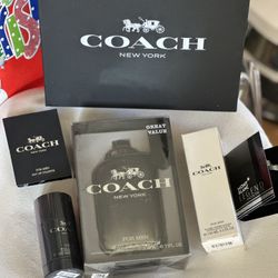 Big Size Coach Cologne Set  New! 
