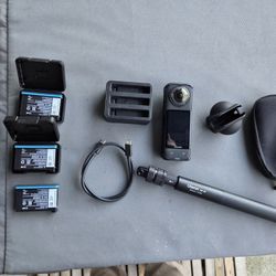 Insta360 X4 360 Camera And Accessories