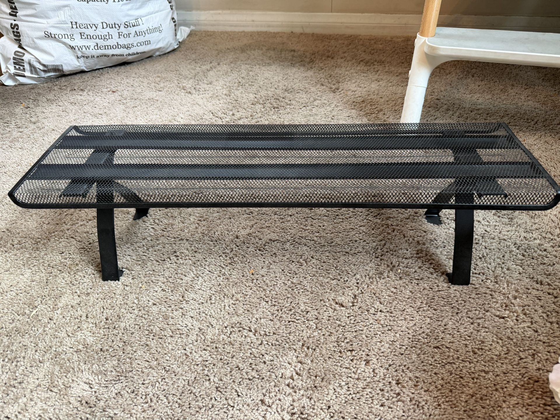 Black Monitor Stand Or Desk Organizer Up To 27”