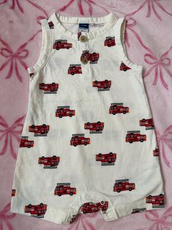fire truck onesie