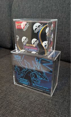 Pokémon  ETB & BOOSTER BOX  Acrylic Cases With Magnetic Lid