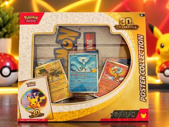 Pokémon 30th 🎉Celebration Poster Collection Box