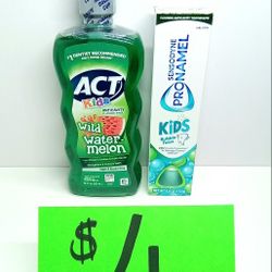 Act Kids & Sensodyne Pronamel Kids 