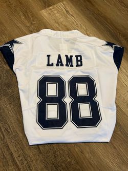 Defect* White Nike Dallas Cowboys Thanksgiving Jersey Ceedee Lamb aka HIM 🔵⭐️😤
