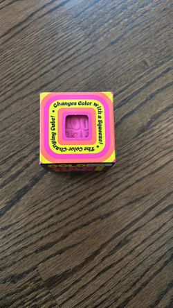 Needoh Color Change Cube-pink